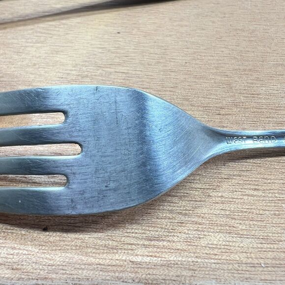 3 Oneida West Bend TWILIGHT ROSE Dinner forks Flatware Silverware Circa 1979 - Picture 7 of 11